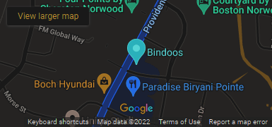 Bindoos Google Map Footer